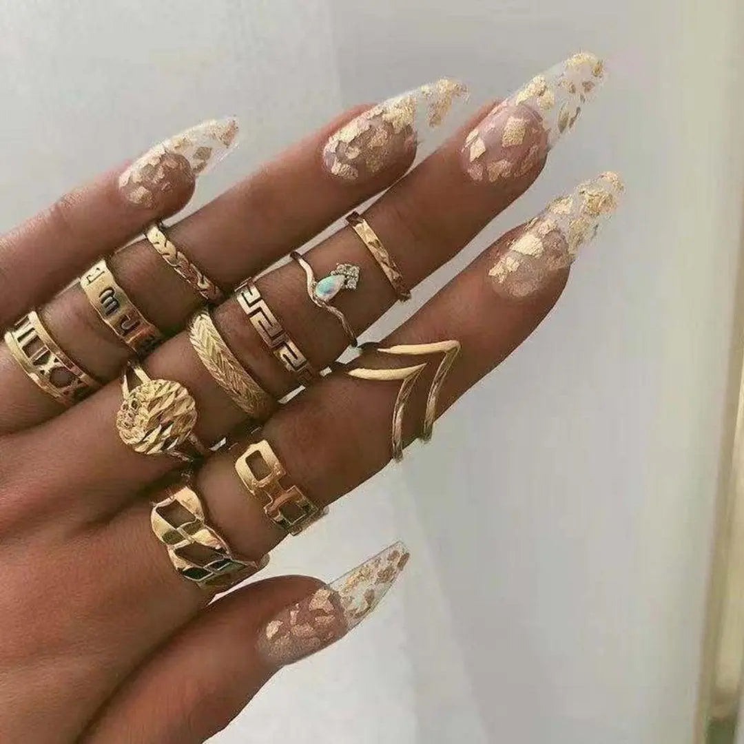 Set esclusivo da 8 a 12 anelli