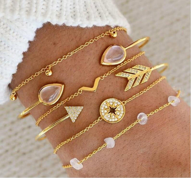 Set braccialetti premium lime