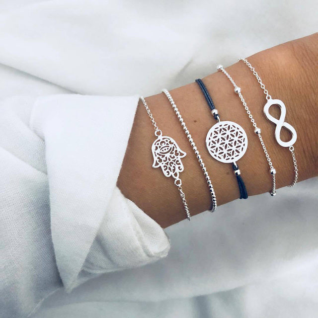 Set braccialetti premium lime