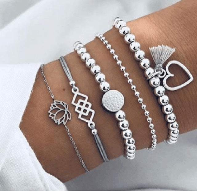 Set braccialetti premium lime
