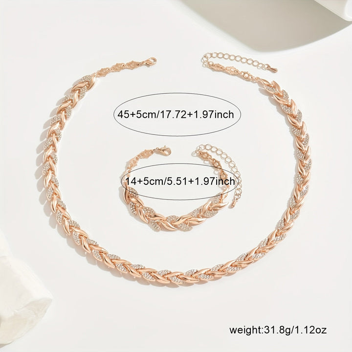 Elegante set a coda di pesce con vetro e gemme