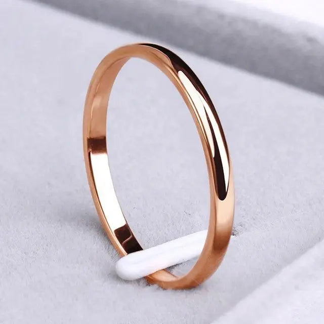 Semplice anello in oro e argento