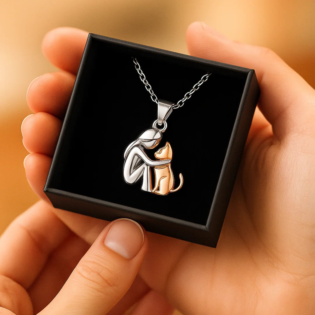 Collana ciondolo gatto
