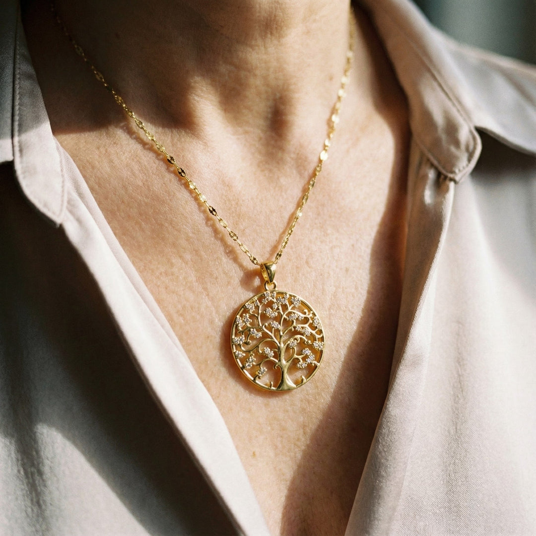 Collana in oro 'Radici della Vita'