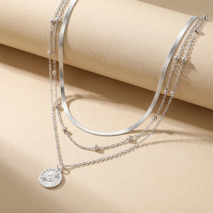 Collana placcata in argento