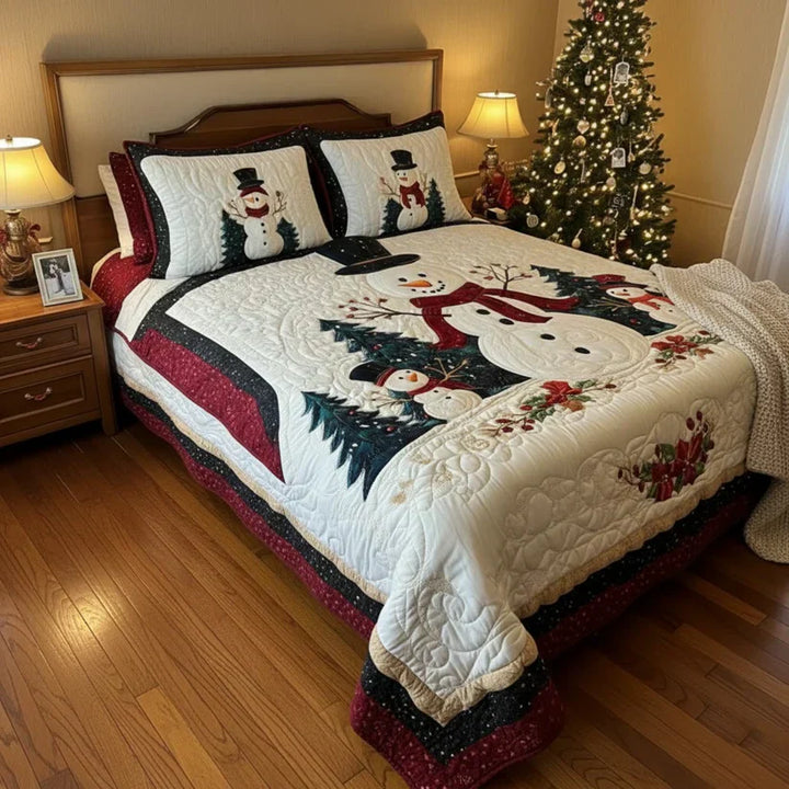 Set di biancheria da letto trapuntata in 3 pezzi - Amici della Neve