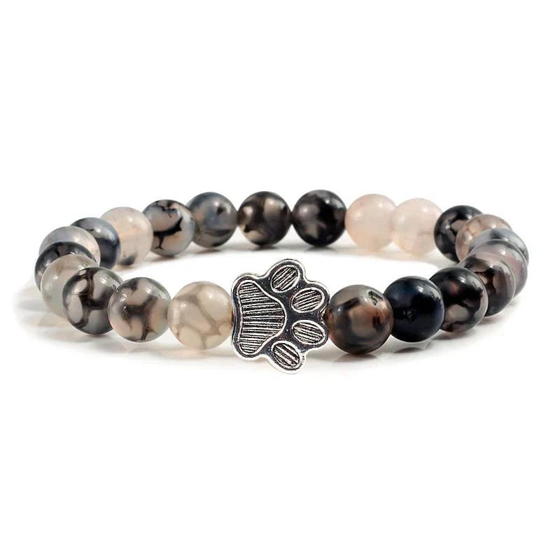 Cavigliera con perline – Design in pietra naturale