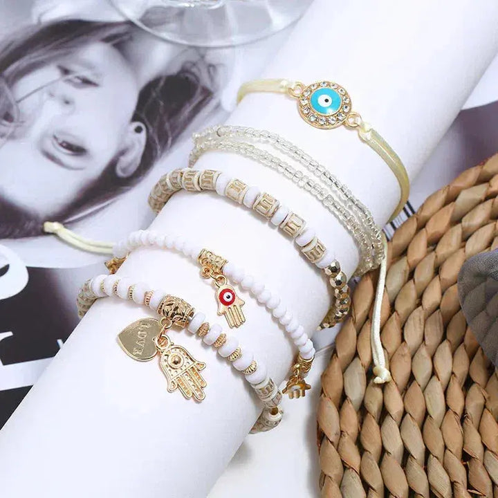 Set braccialetti Hamsa