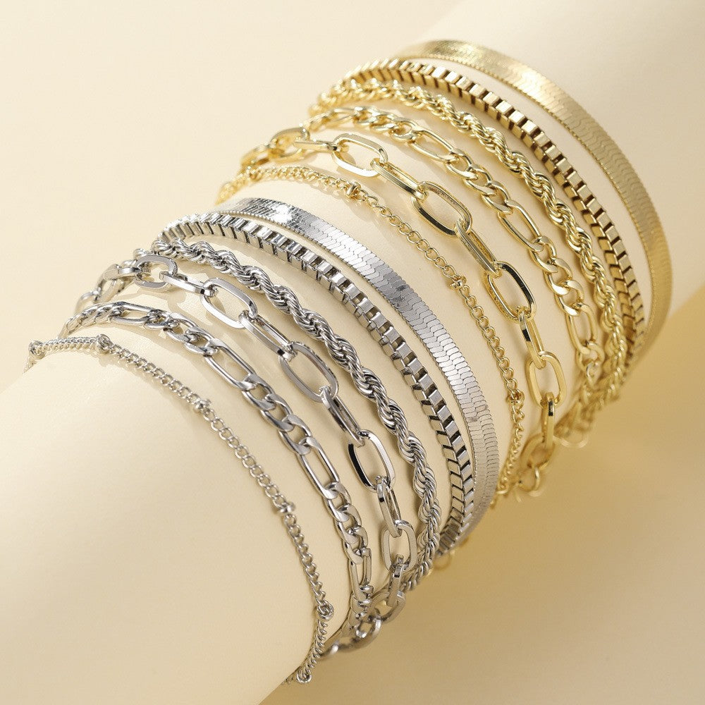 Set braccialetti in oro