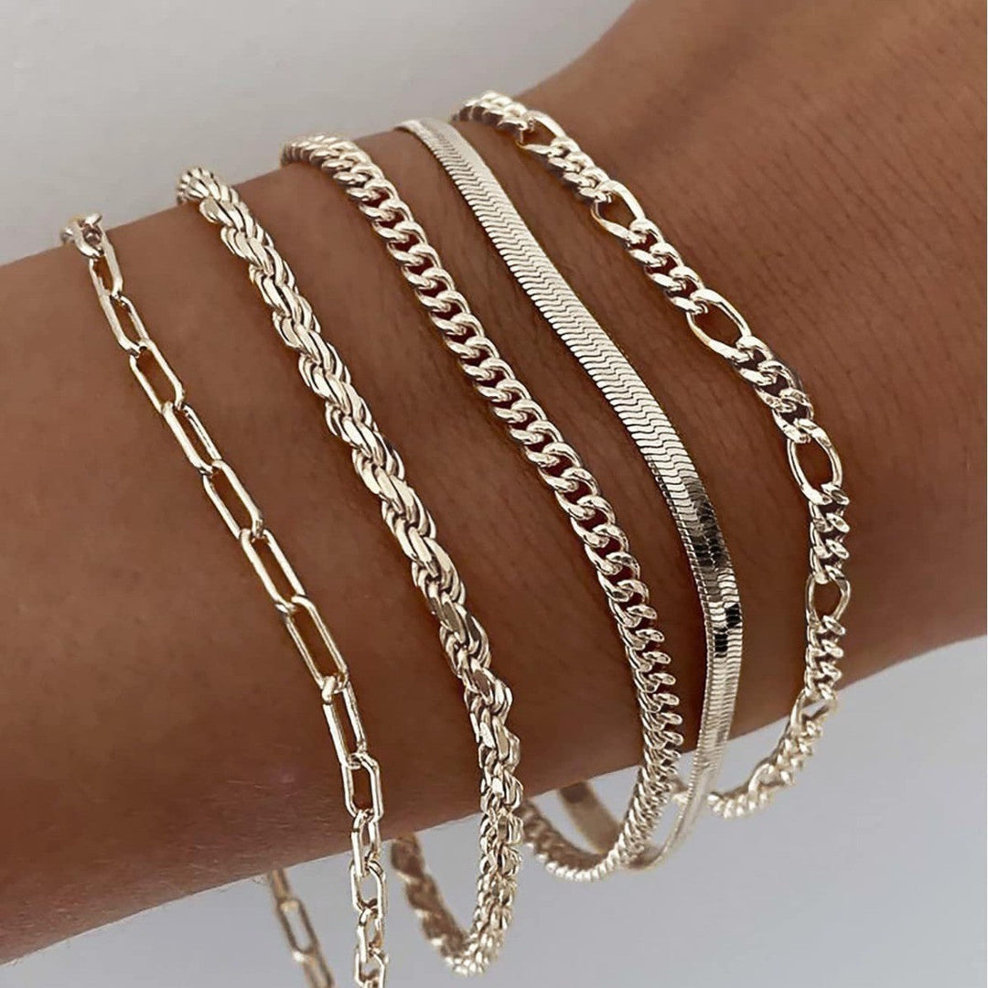 Set braccialetti in oro