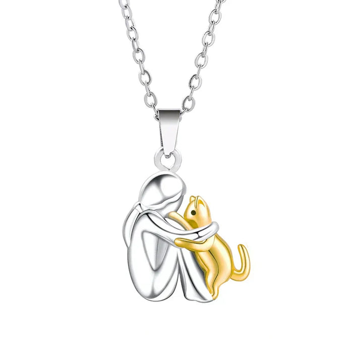 Collana ciondolo gatto