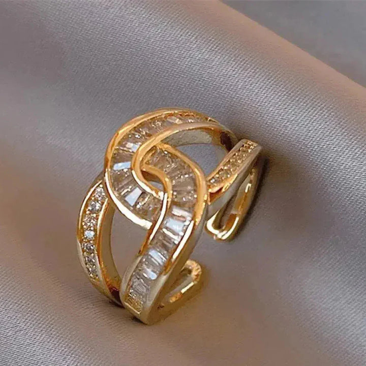 Anello chic con fiocco